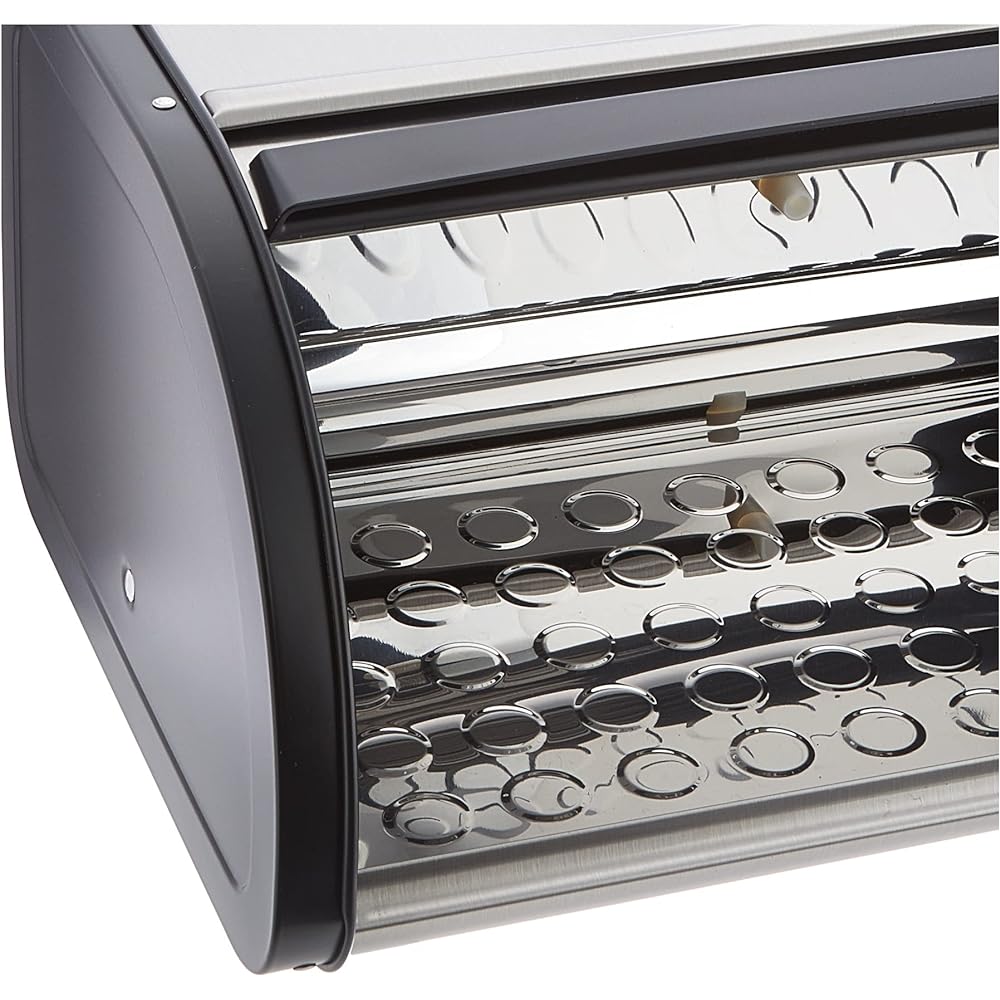 Brabantia Bread Bin FPP Matte Roll Top Storage for Bread, Seasonings, Snacks 299445