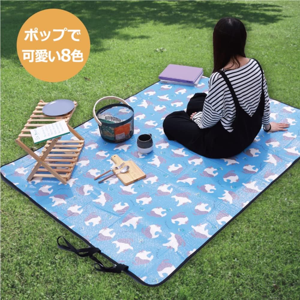 [Swing Plus] SWINGPLUS Leisure Sheet, Outdoor, Folding, with Handle, Urethane Material, Waterproof Material, 140cm x 140cm, 140cm x 180cm, 2 Sizes, 8 Patterns