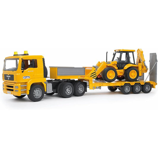 bruder MAN truck & JCB backhoe loader BR02776