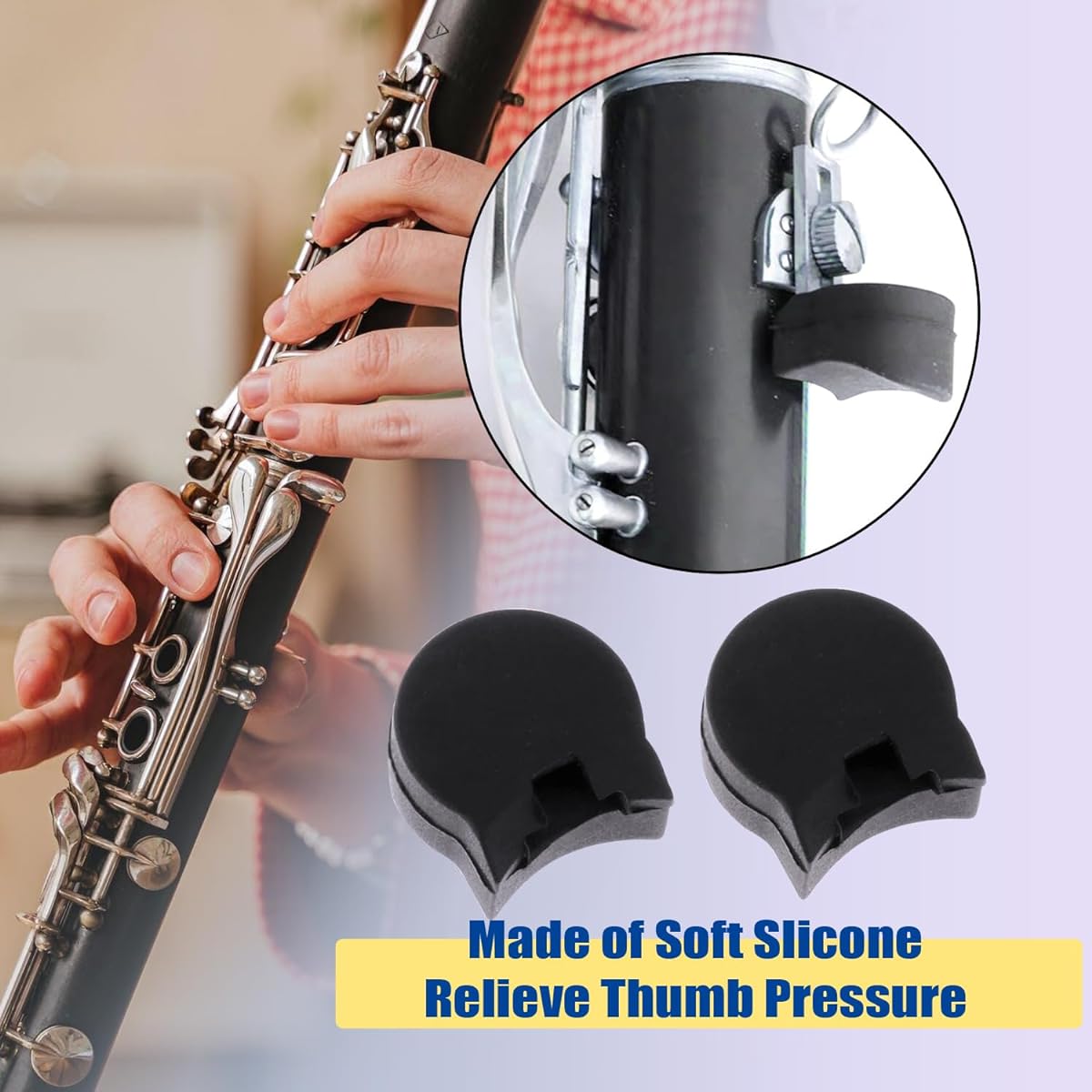 Clarinet Cleaning Kit with Case Saxophone Cleaning Kit Clarinet & Saxophone Care Kit Maintenance Kit with Case for Wind Instruments