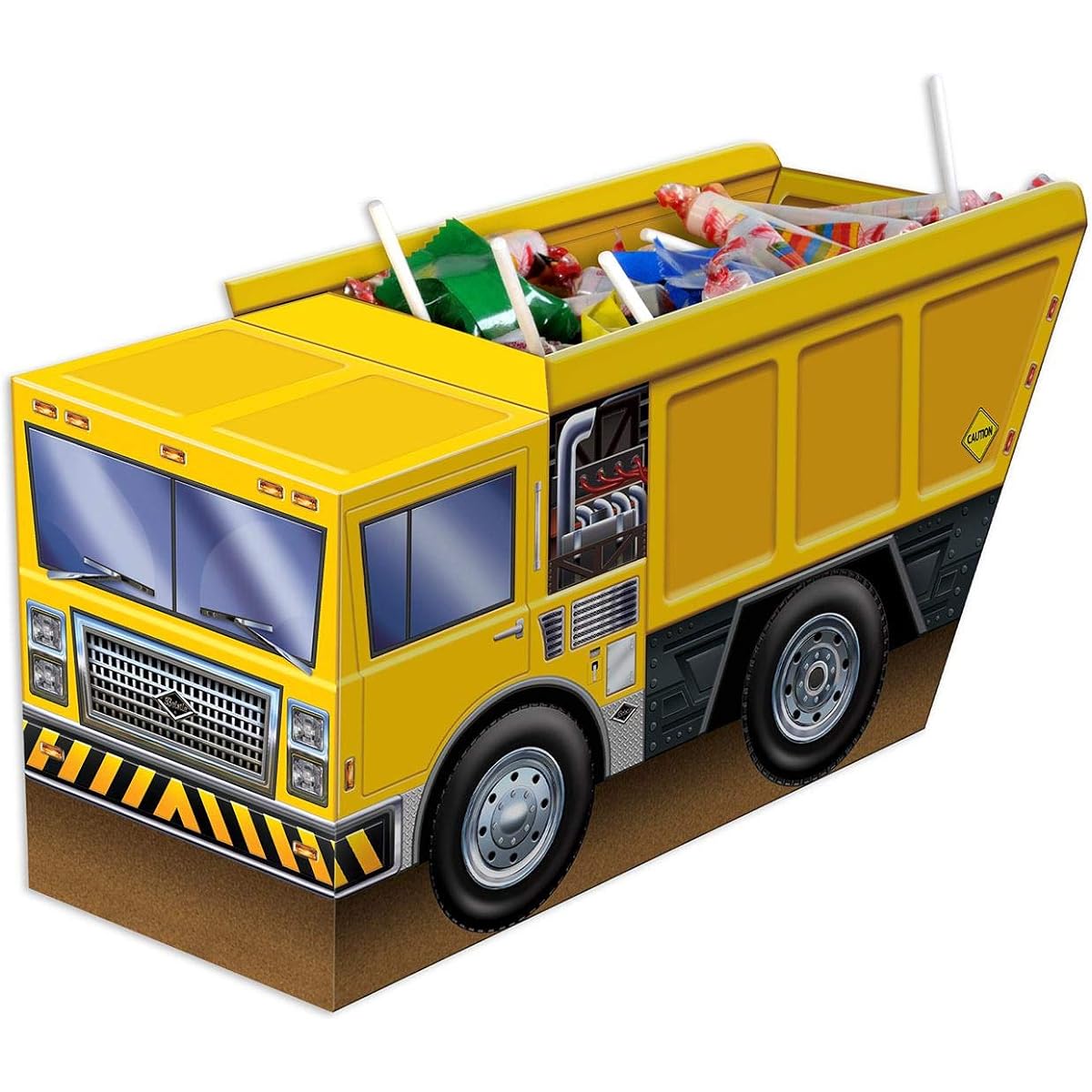 Beistle 59975, 3-Piece 3-D Dump Truck Centerpiece, 5.25" x 10.5"