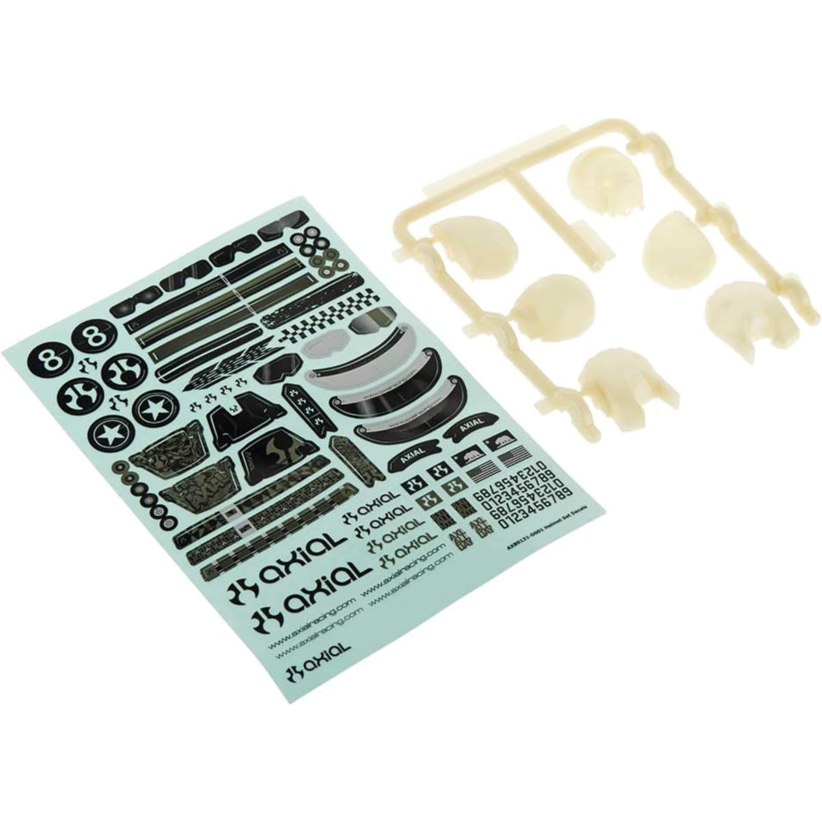 Axial Helmet Set Glow in the Dark, AXIC1436