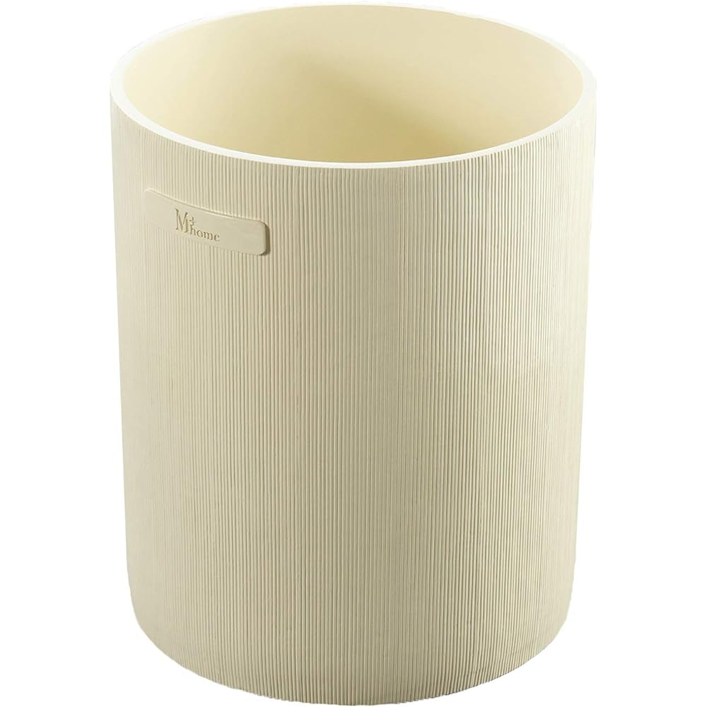 Senko M+home Laurea Dust Box Ivory Approx. Diameter 24 x H29.5cm 86234