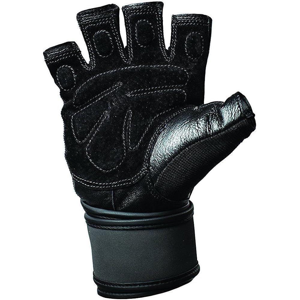 [Genuine Japanese Product] Harbinger Training Gloves, Unisex, XS~XL Size, For Muscle Training, Heavy Lifting, Training Wrist Wrap Gloves, Black