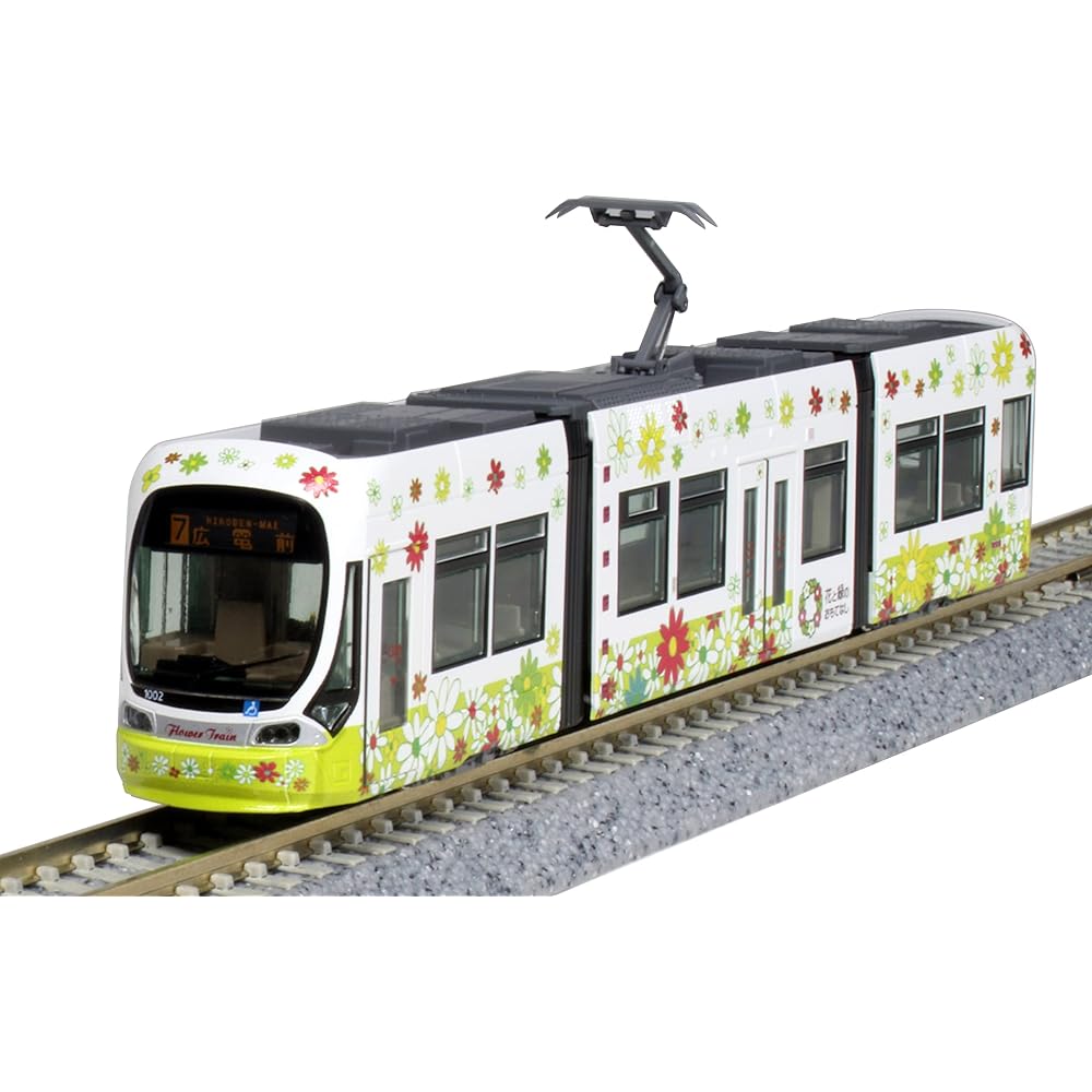 KATO Plastic N Gauge Hiroshima Electric Railway 1002 Flower Train Special Product 14-804-6 Railway Model Train