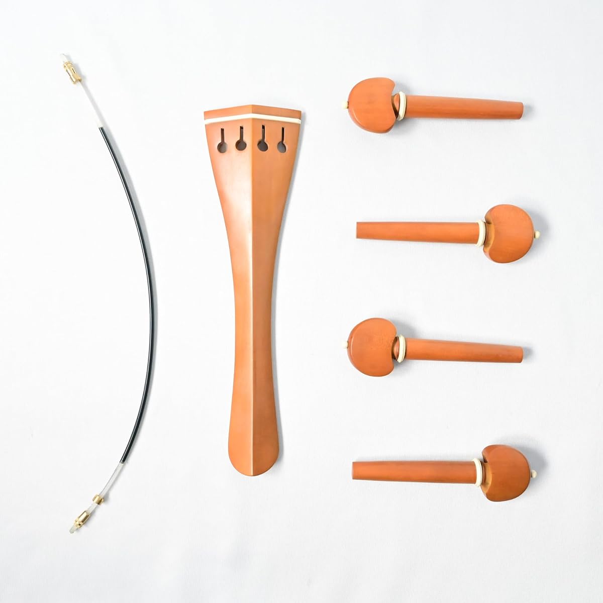 ARTIGIANO&VIOLIN Cello Tailpiece Peg Fitting Set French Style Rosewood