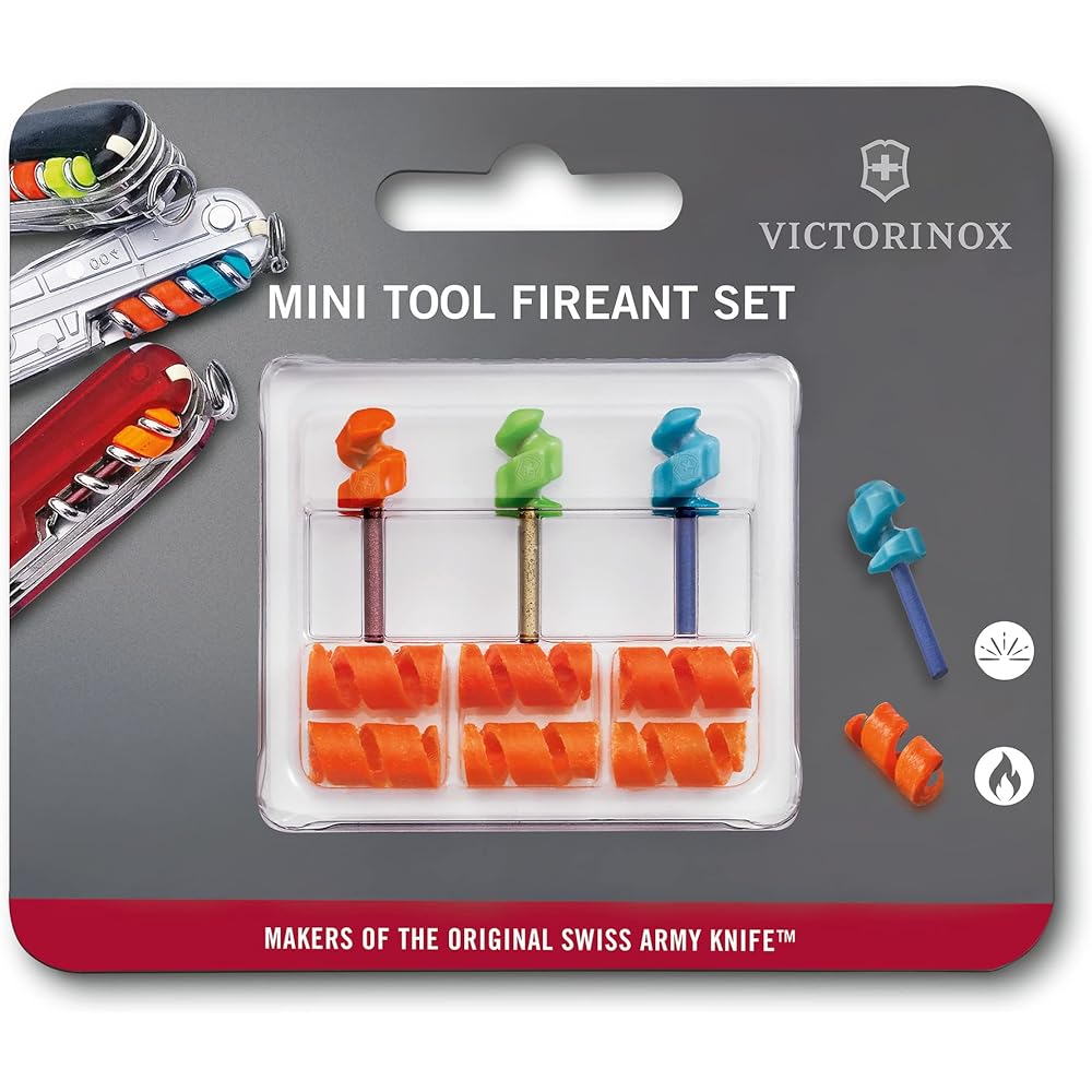 VICTORINOX Metal Match Fire Starter Fire Starter Camping Mini Tool Fire Ant Set [Domestic Genuine Product Manufacturer Warranty Included] 4.1330.B1