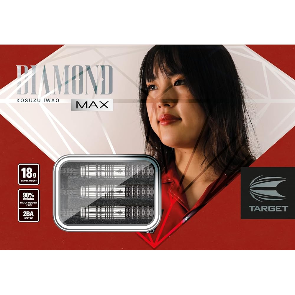 TARGET PRIME SERIES DIAMOND MAX 90% 18G SOFT TIP (Prime Series Diamond Max Soft Tip Darts)