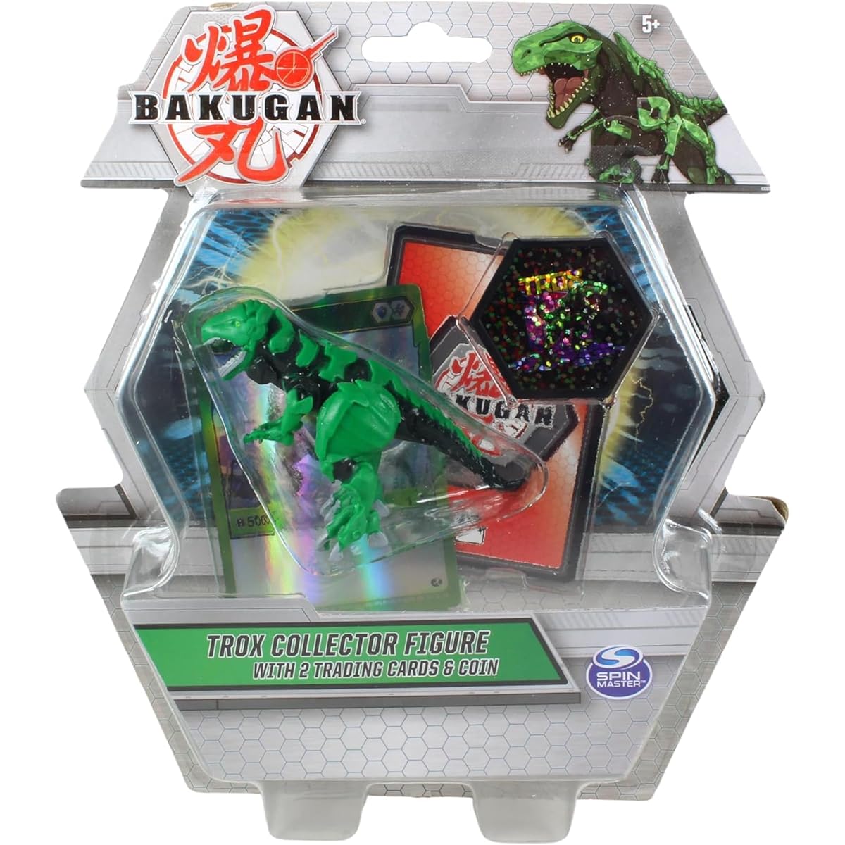 Bakugan - Deluxe Collector Figure Bundle with 2 Cards and Coins in Each Pack (4 Packs - Set 1)