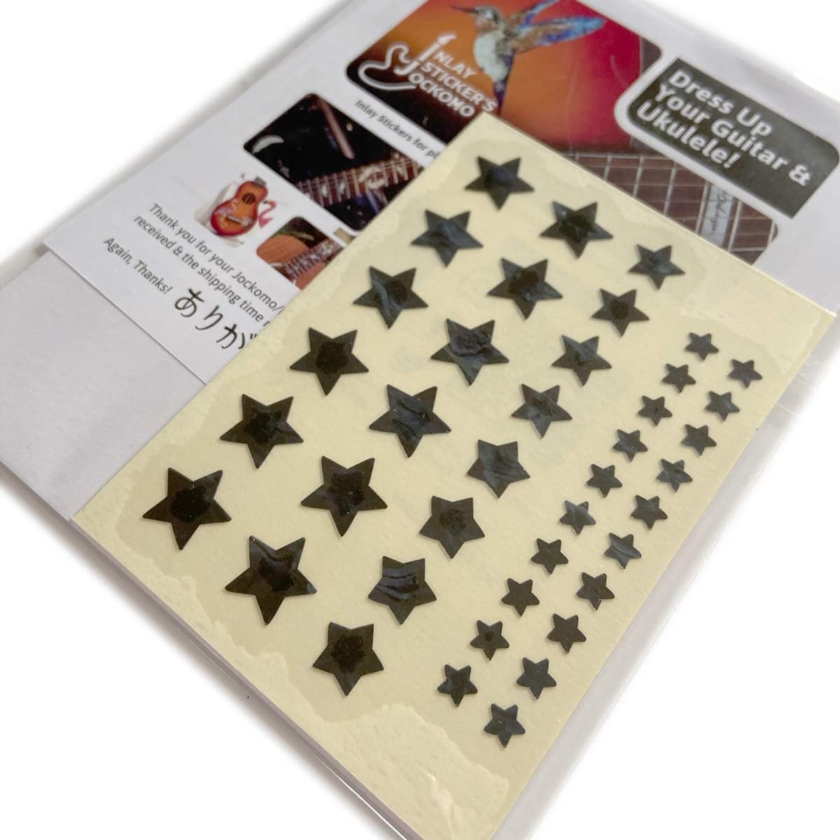 STAR (BP) large and small set inlay sticker for fingerboard