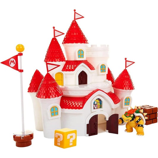 Nintendo Mushroom Kingdom Castle Playset Exclusive 2.5ft/6cm Bowser Action Figure mario_brothers Deluxe Features