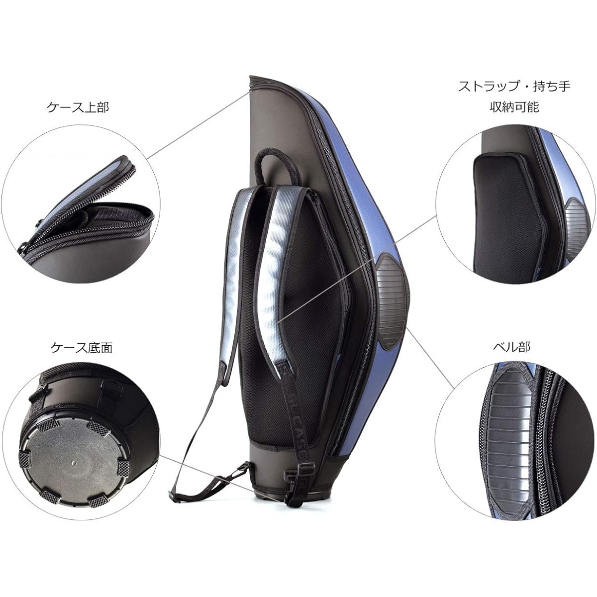 GL CASES GLM-A Alto Saxophone Case