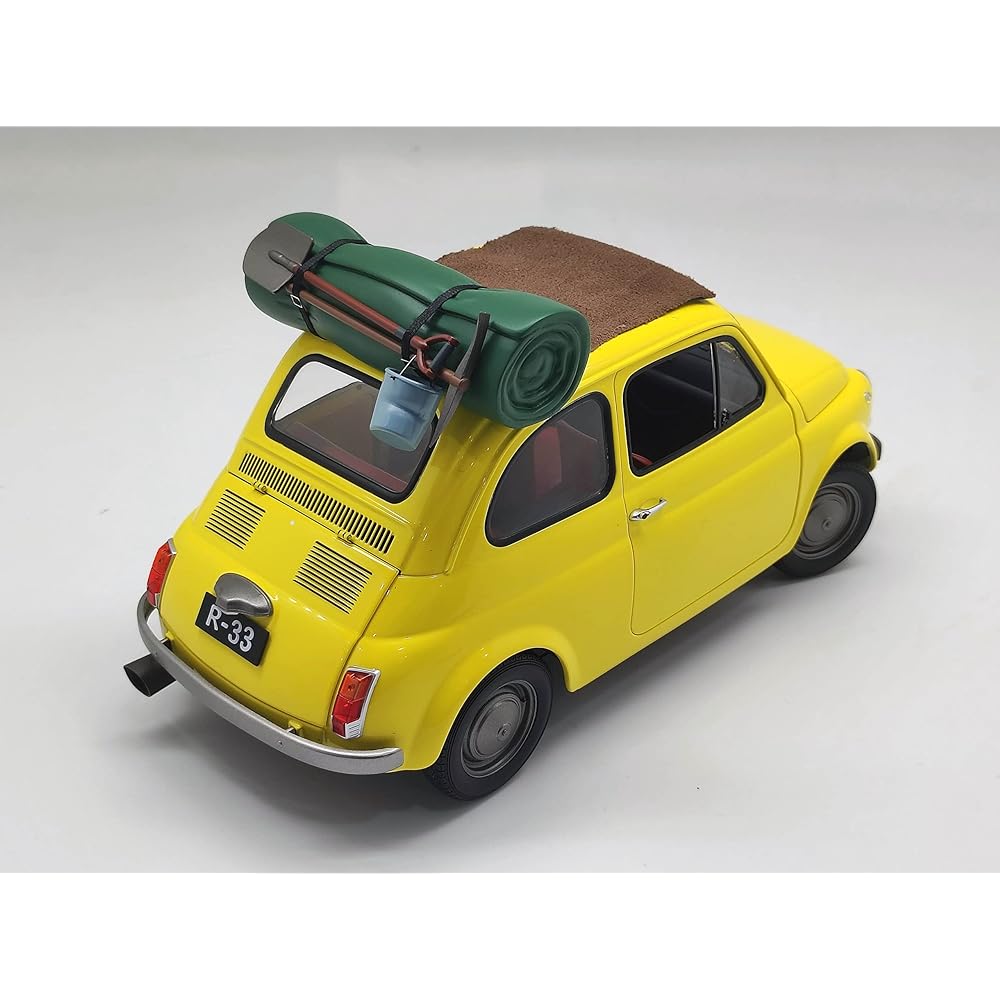 S14 (S14) Character Vehicle Series Lupine the Third Castle of Cagliostro FIAT500 1/12 Scale Diecast Mini Car Unisex