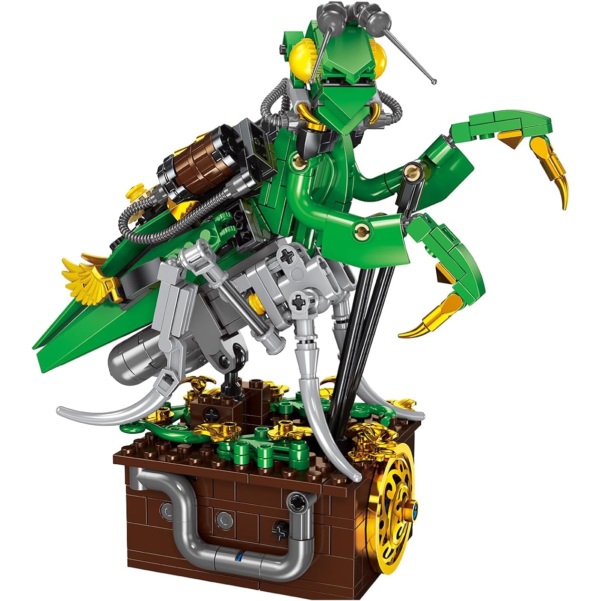 UNCLE BRICK Insect Collection Animal Building Blocks Set Mechanical Insects Bug Party Favors Insects with Linkable Components Toy Gift for Adults/Boys/Girls Compatible with 14+ Lego Insects (Multi)