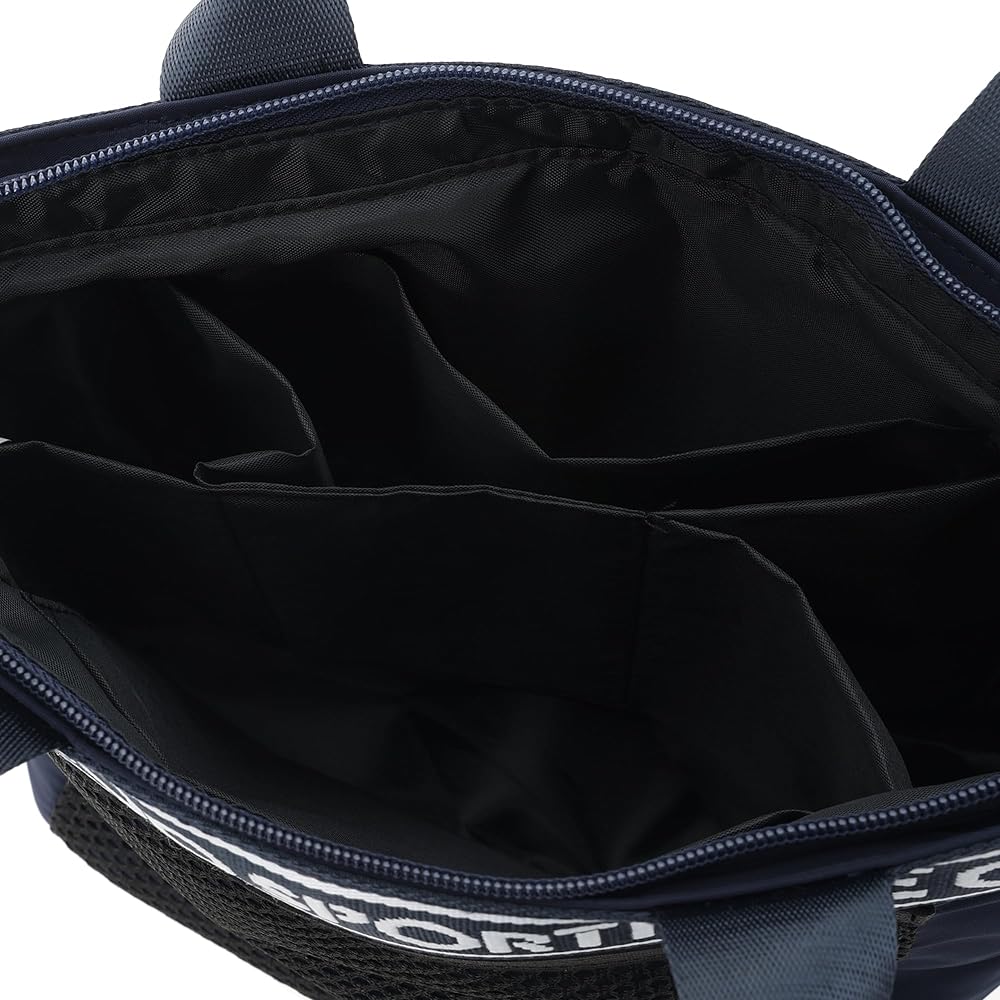 [Le Coq Sportif] Cart Bag Round Tote Logo Tape Sporty Golf QQCWJA45