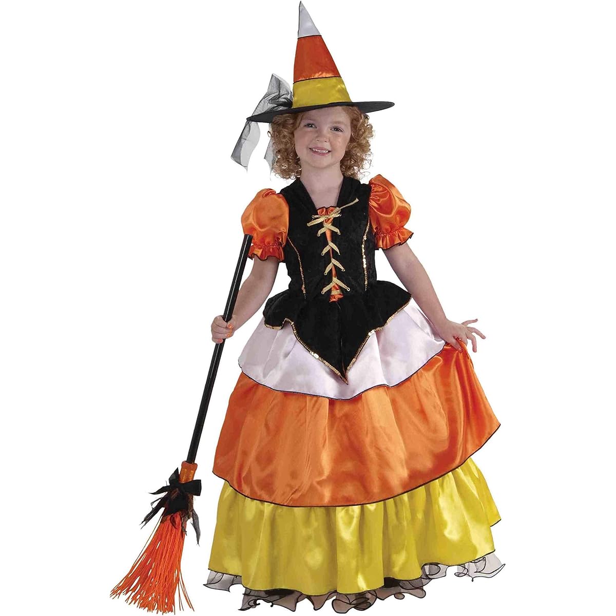 [Forum Novelties] Halloween Cosplay Kids/Children/Child Candy Corn Witch Costume (Product No. 66807) FNI-66807