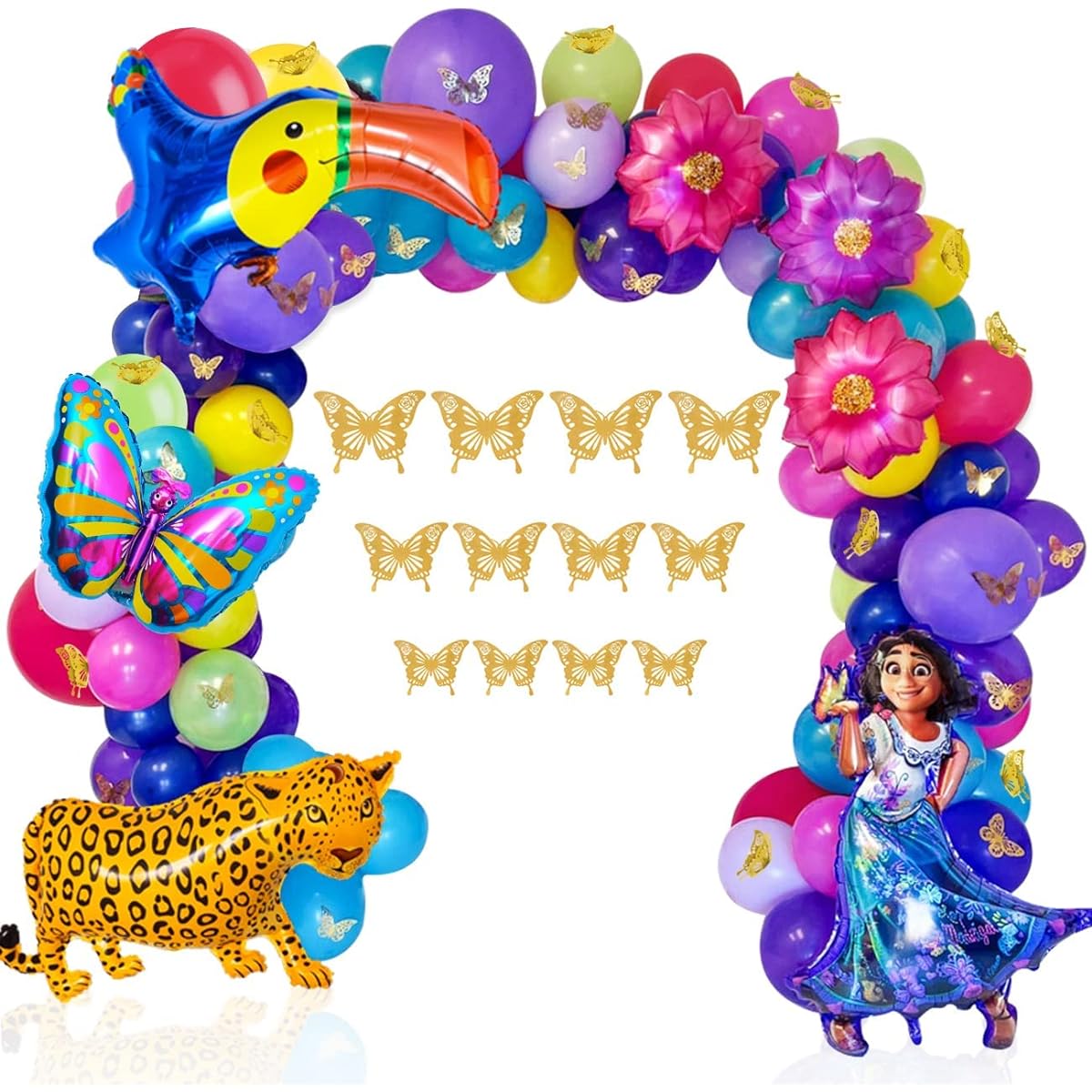Encanto Birthday Party Supplies, Balloon Garland Set
