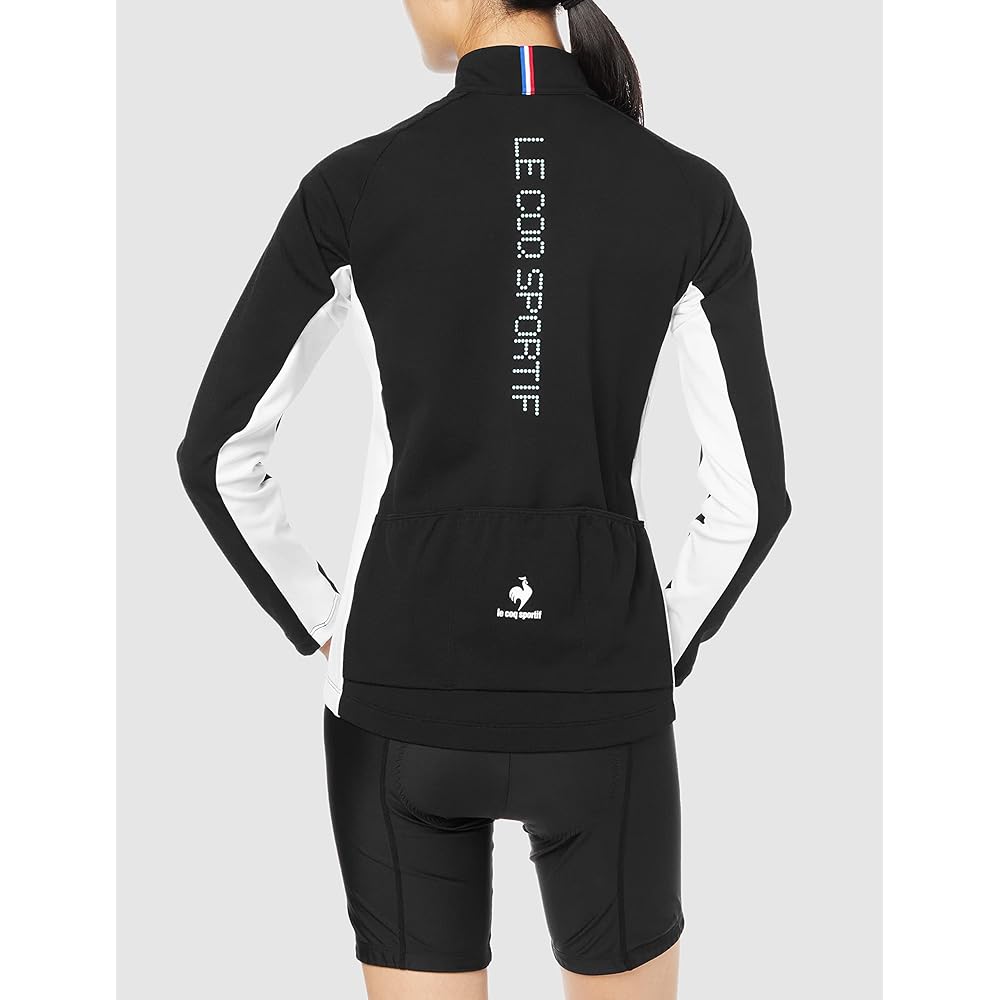[Le Coq Sportif] Women's Long Sleeve Shirt, Cycling, Windproof, Heat Retention, Stretch