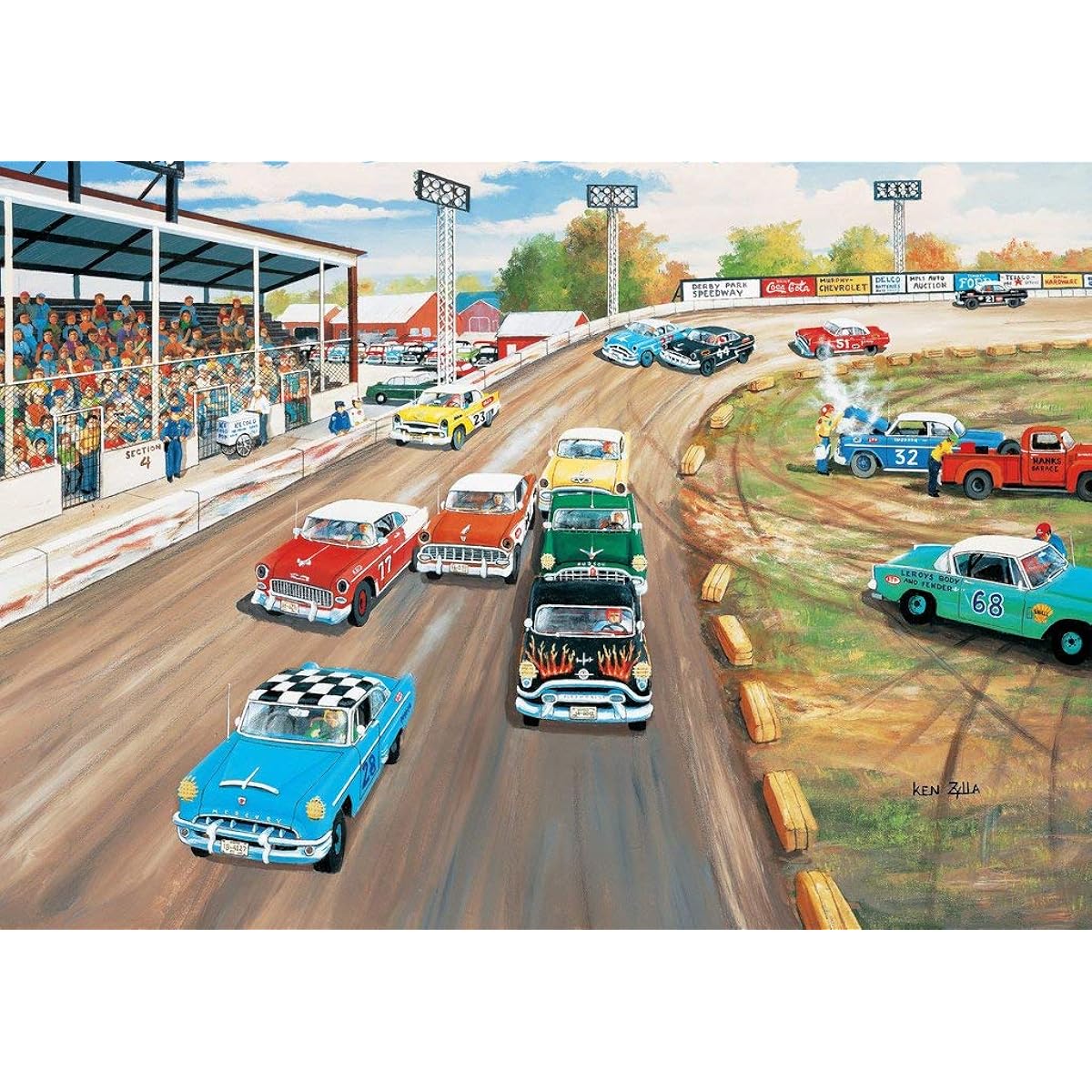 Nautilus Wooden Puzzle - Thunder Road by Ken Zylla - 359 Piece Wooden Puzzle