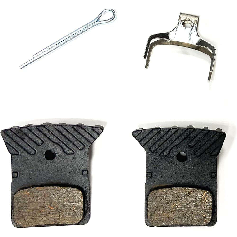 JITECO Sports BOOST Boost Disc Brake Pad SHIMANO Compatible Resin Made with Fins DB-PADS1RE Black