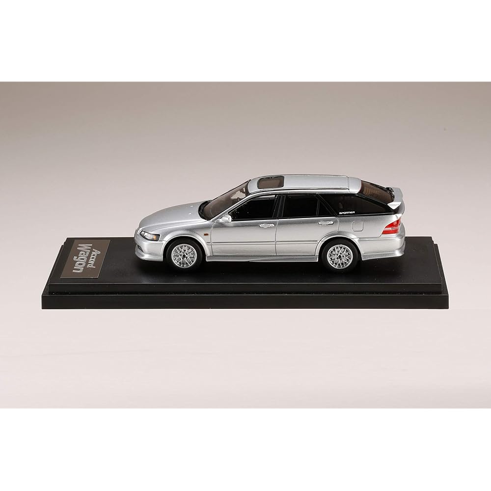 MARK43 1/43 Honda Accord Wagon SiR Sportia (CH9) 2000 Custom Version Satin Silver Metallic Finished Product