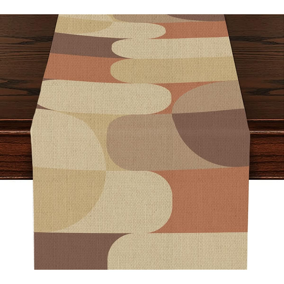 Boho One Line Drawing Table Runner Kitchen Dining Table Decor Sun Moon Abstract Face Line Art Table Runner for Indoor Outdoor Home Farmhouse Holiday Wedding Birthday Party Decorations 13 x 71 Inch