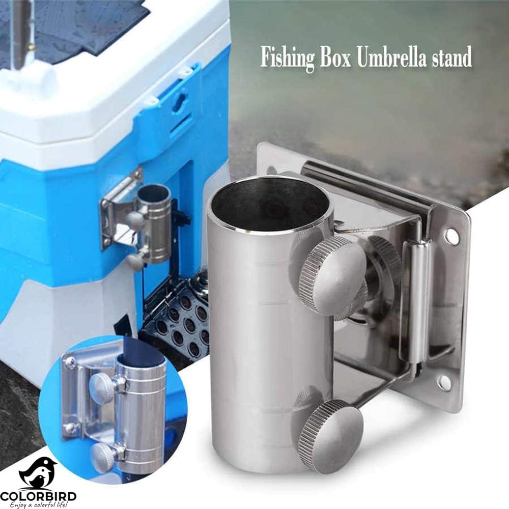 COLORBIRD Rod Holder Pole Holder 2 Pieces Parasol Stand Rod Holder Cooler Box Rod Pole Stand Pole Stand Fishing Rod Fishing Rod