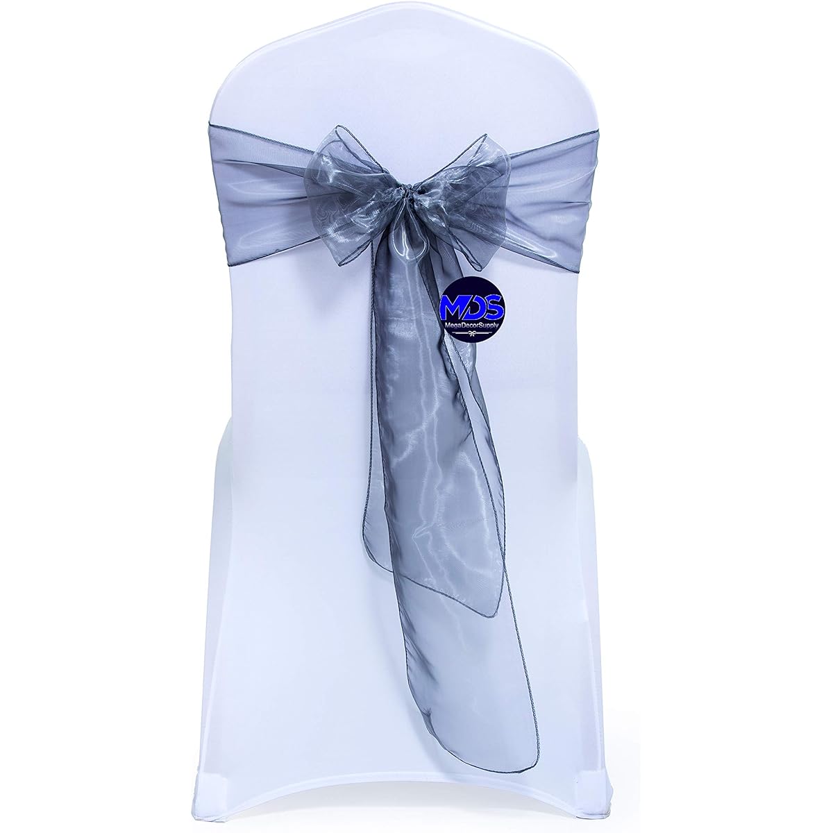 mds Organza Chair Sachet Ribbon for Weddings, Events, Party Decorations, Chair Covers, Sash, Set of 50 B01EC6PGZQ