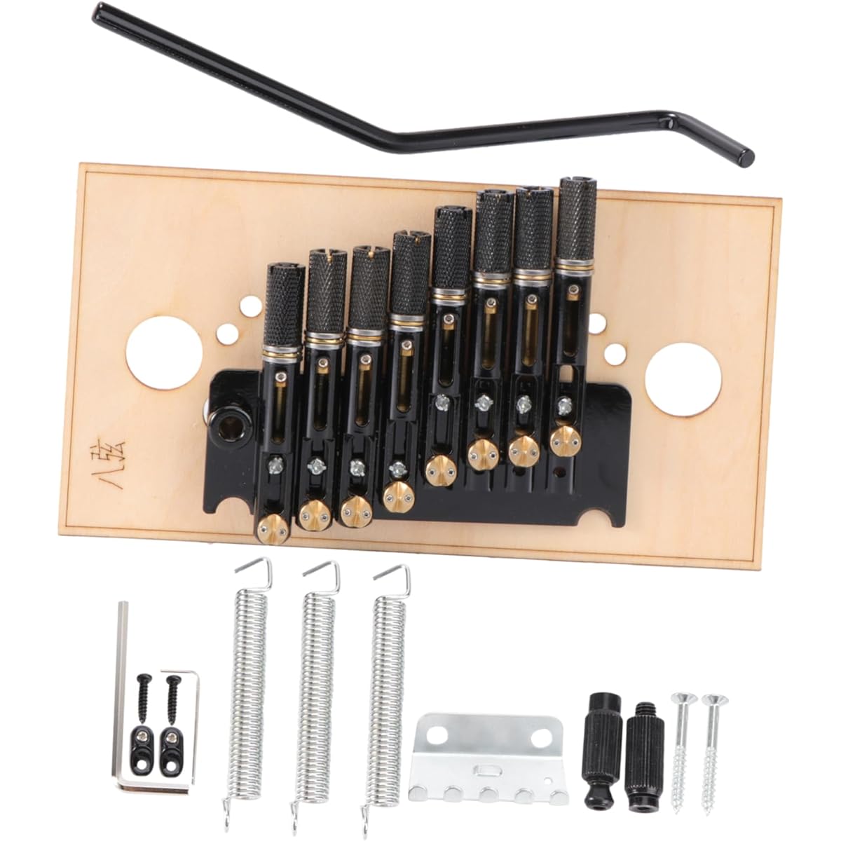 SWOOMEY 8 Strap Saddle Bridge Metal Guitar Guitar Tremolo Bridge Headless Guitar Bridge Strain Plate Bridge Bass Guitar Bridge Electric Guitar Bridge Audio Guitar