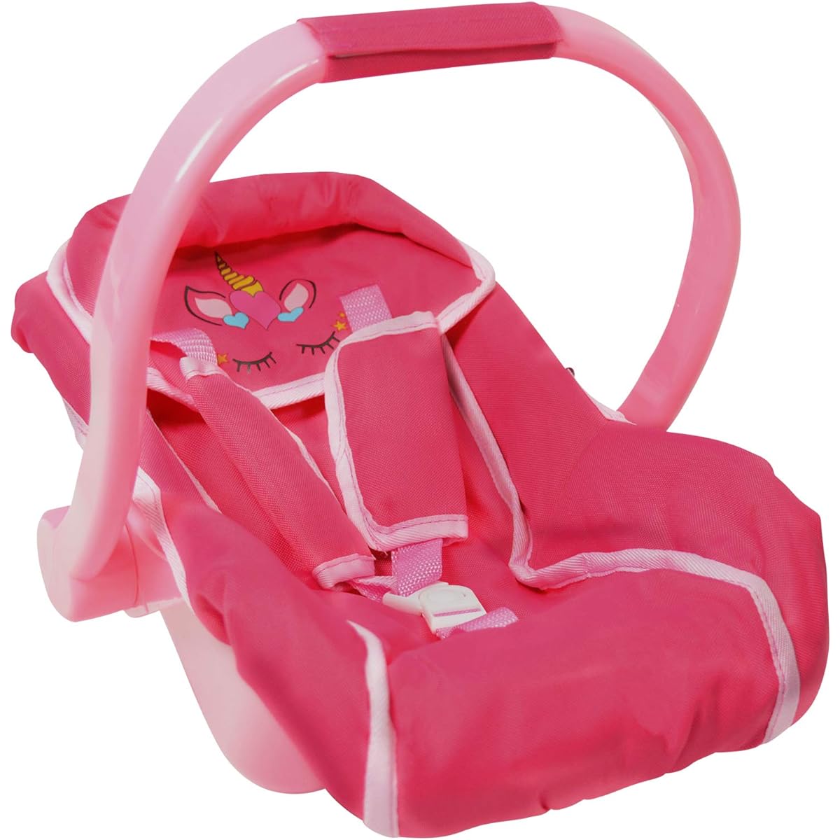 Unicorn Baby Doll Car Seat Diaper Bag for Dolls - Best Baby Doll Accessories for Travel (Car Seat)