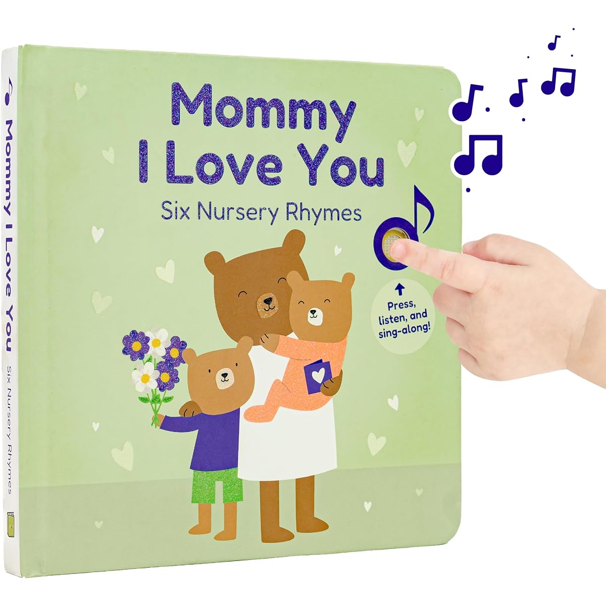 Cali's Books Mommy I Love You | Music Book for Toddlers Ages 1-3 | Mommy and Me Book | Sound Book for Toddlers Ages 1-3 with Nursery Rhymes Celebrating Mommy | Mommy and Me Gifts