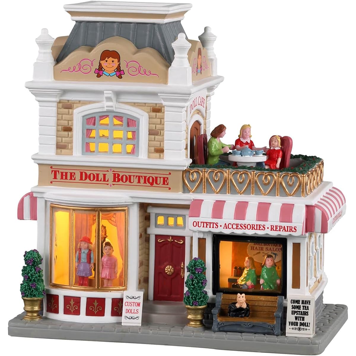 Lemax Porcelain Holiday & Christmas Village Collection Doll Boutique