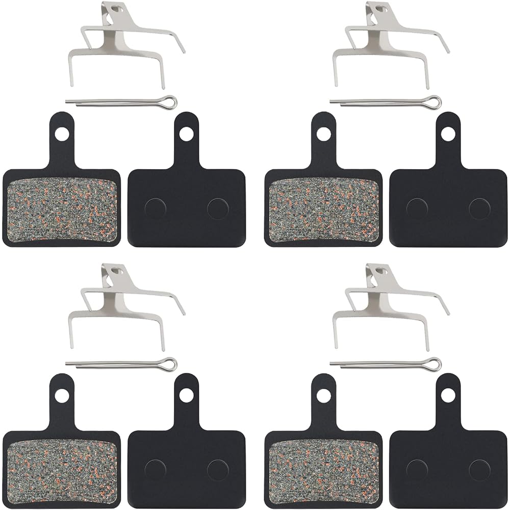 [4 Pairs/Set] Bicycle Disc Brake Pads TEKTRO Aquila, Auriga Pro/Comp / HDC300 Auriga Pro, Auriga e-Comp, Aquila, Orion Draco, Draco WS, Draco 2,Dorado E10.11 GEMINI VELA Bicycle Parts Noise Reduction Compatibility Durability