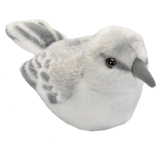 (Northern Mockingbird) - Wild Republic Audubon Birds Northern Mockingbird Plush with Authentic Bird Sound, Stuffed Animal, Bird Toys for Kids and Birders