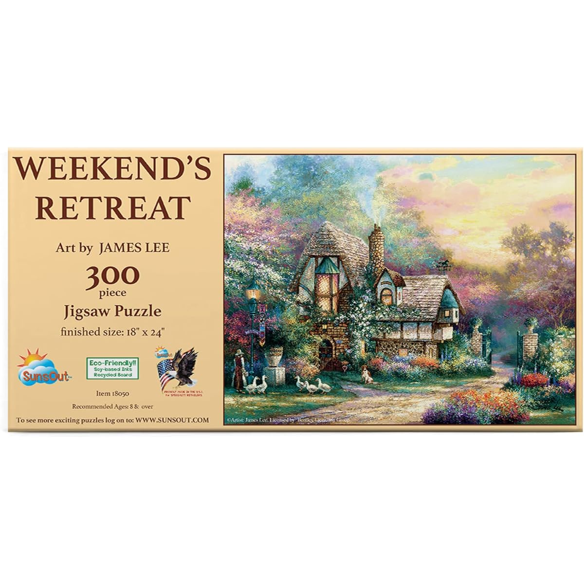 SUNSOUT INC Jigsaw Puzzle Weekend Retreat 300 Piece