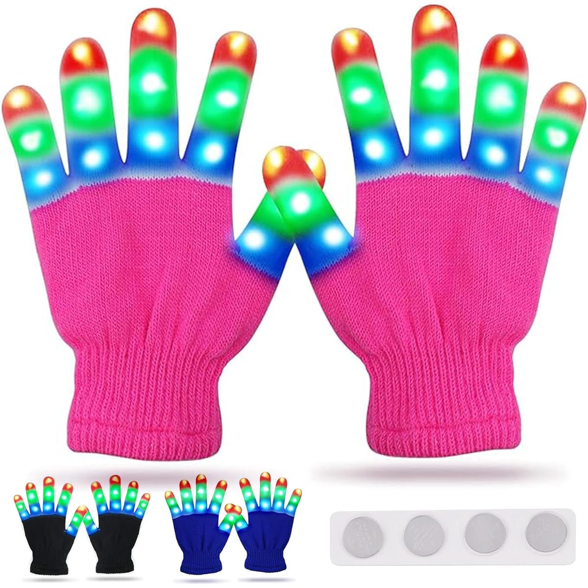Viposoon LED Globes Christmas Gifts for Kids, Gifts for 4 5 6 7 8 9 10 Year Old Girls, Birthday Gifts for 5-14 Year Old Girls, Gifts for 3-12 Year Old Girls - Pink