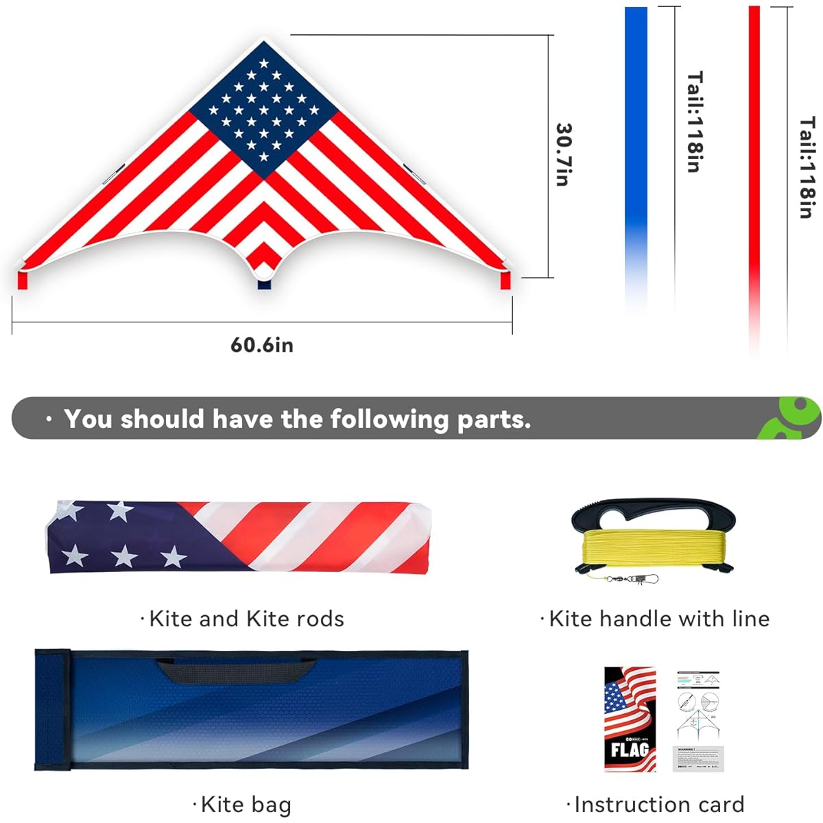 Doinfly Delta Kite for Kids & Adults, Super Easy to Fly Kite, Single Line Beach Kite with Winder for Family Outdoor Games & Activities