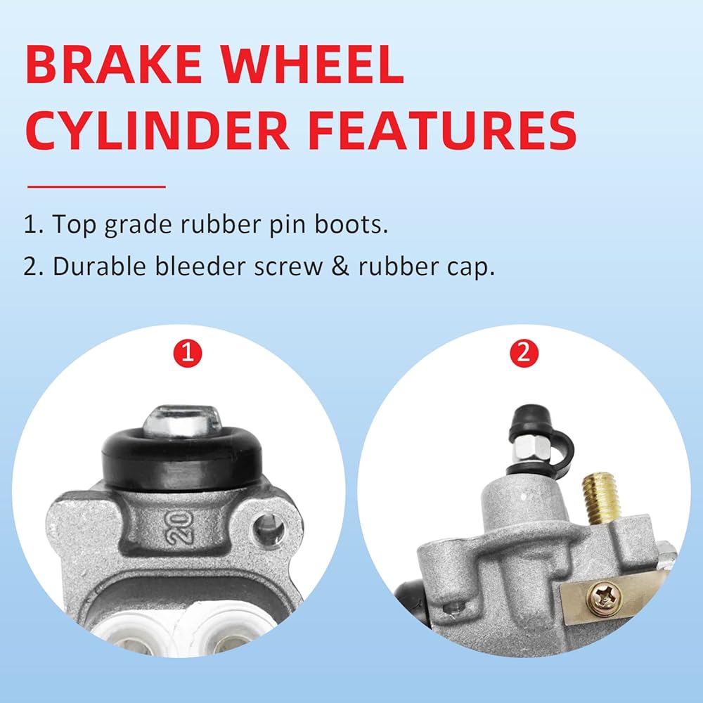 M MATI Front Brake Wheel Cylinder Left & Right for All Four Honda TRX400FW/TRX450 Fourtrax Foreman 45330-HN0-A01 45370-HN0-A01 45310-HN0-A01 45350-HN0-A01