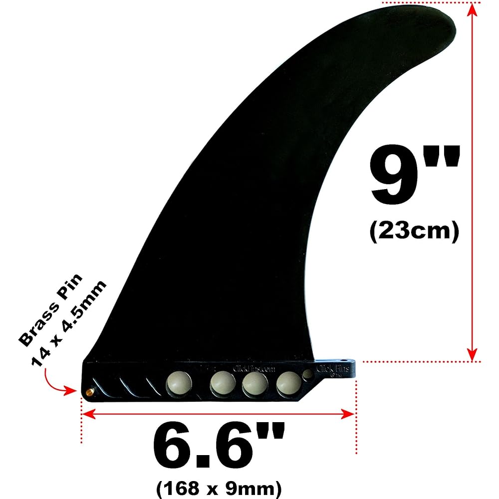 Center fin 23cm soft flex for longboard SUP 9 inch fin airSUP Flex for paddle board US box flex soft