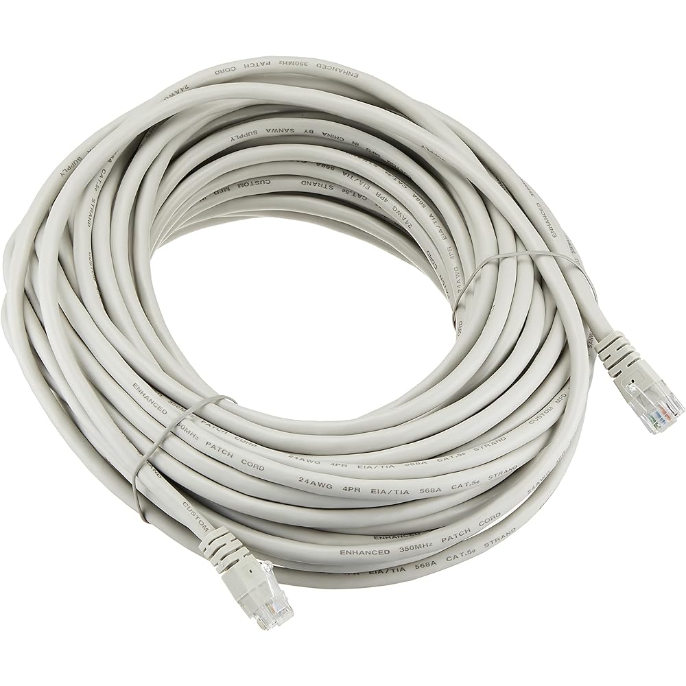 Sanwa Supply Enhanced Category 5 Stranded LAN Cable 25m Light Gray KB-T5Y-25N