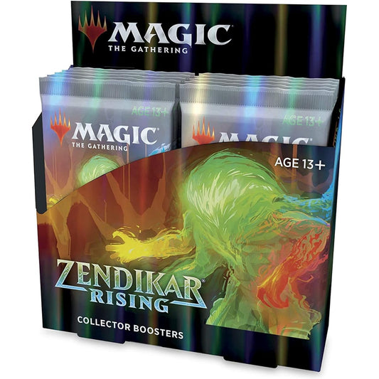 Magic The Gathering Zendikar Rising Collector Booster (12-Pack) & 2 Box Toppers