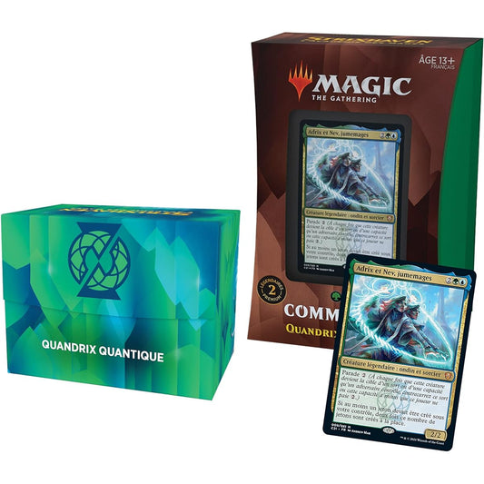 Magic the Gathering Quantic Deck Commander Strixhaven Quandrix Quantum (Blue Green)