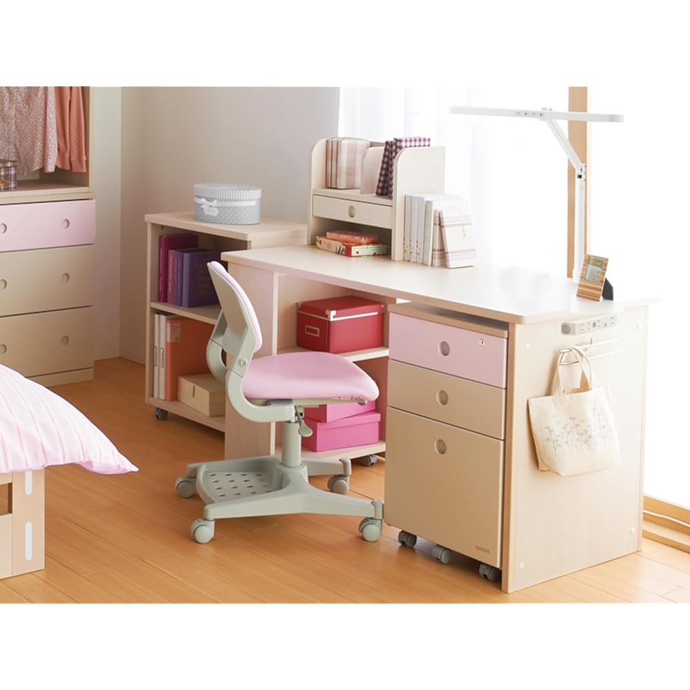 KOIZUMI Study Chair Purple Size: W456 x D525~550 x H765~875mm SH435~545mm (External Size) Hybrid Chair Purple Color CDC-873PR