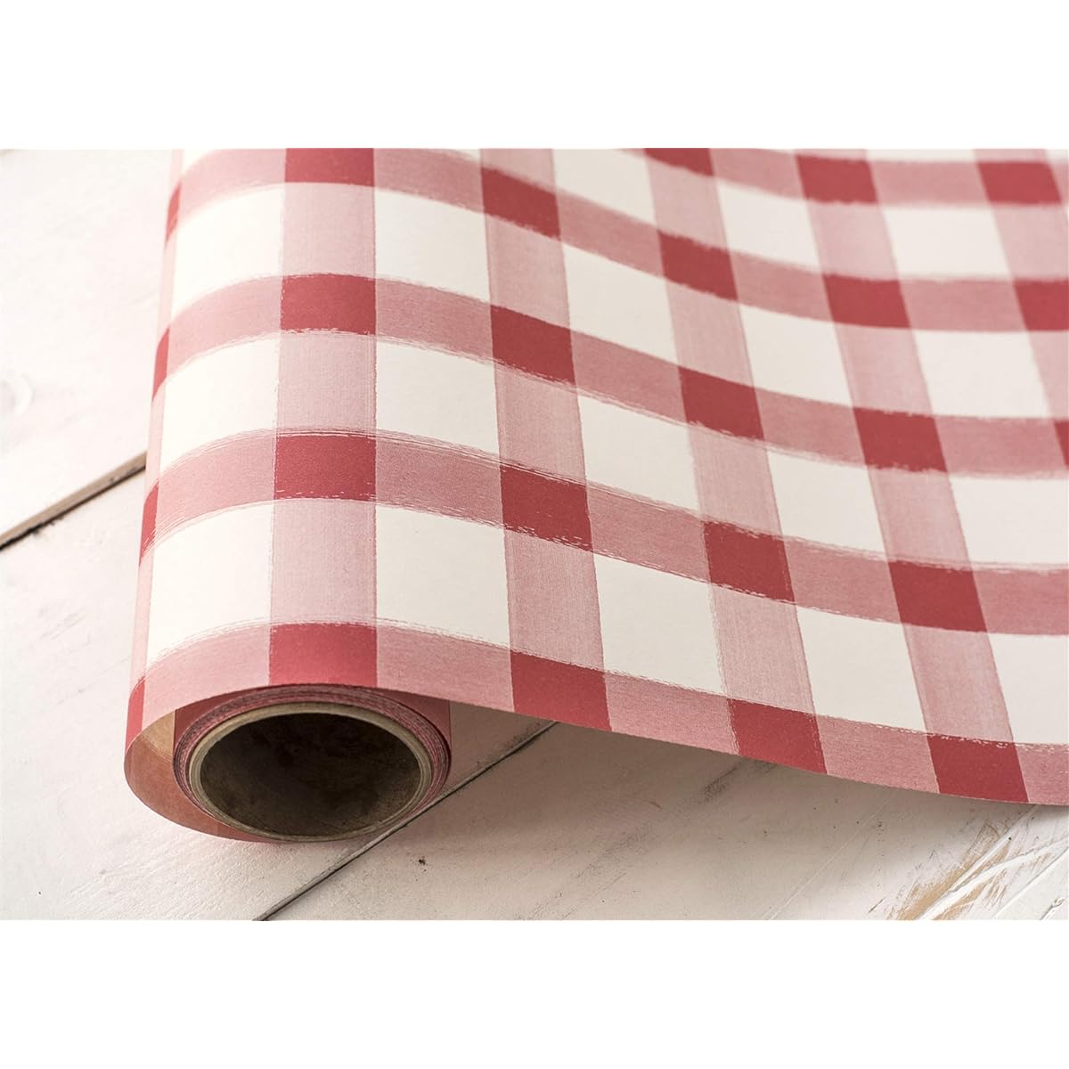 Hester and Cook 50cm Red Painted Cheque Paper Runner