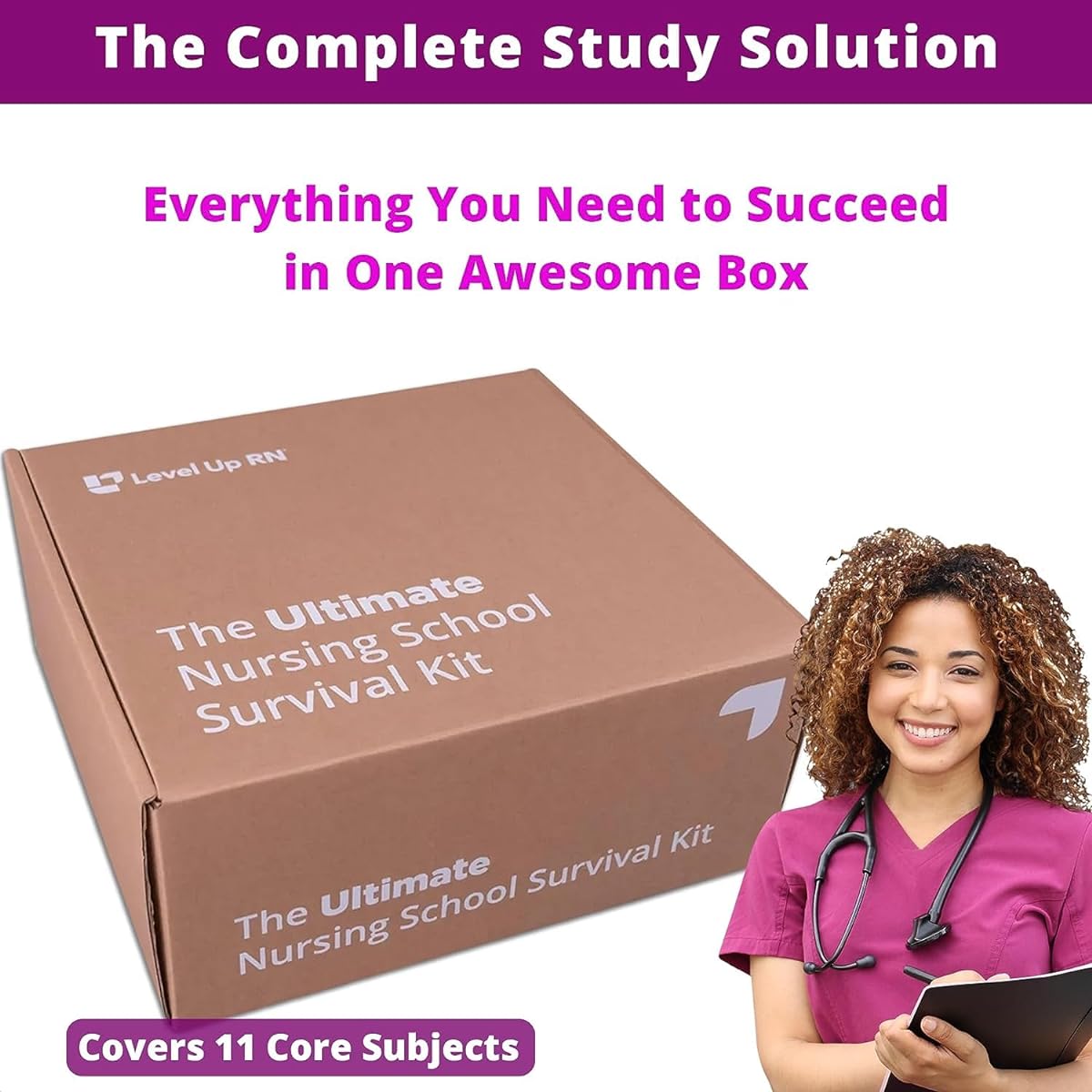 Ultimate Nursing School Survival Kit + Dosage Calculator + Nursing School Planner - 1900+ Flashcards - No Fluff - Covers 11 Core Nursing School Subjects - Only NCLEX, ATI, HESI Tested Information
