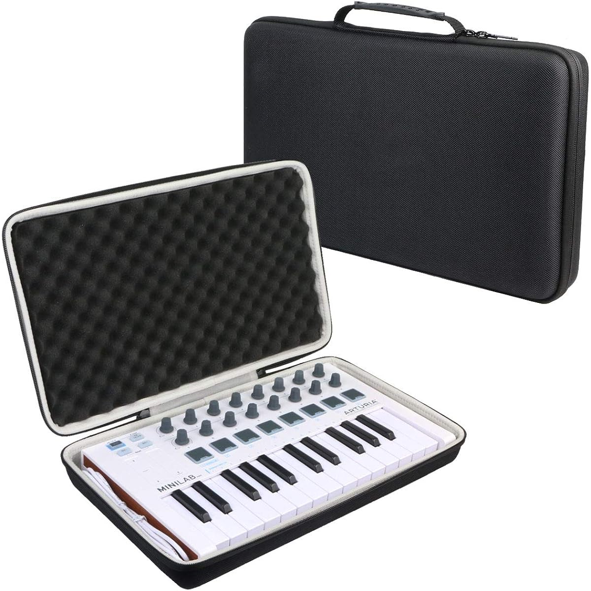 Khanka Hard Travel Case Replacement for Arturia MiniLab MkII 25 Slim Key Controller