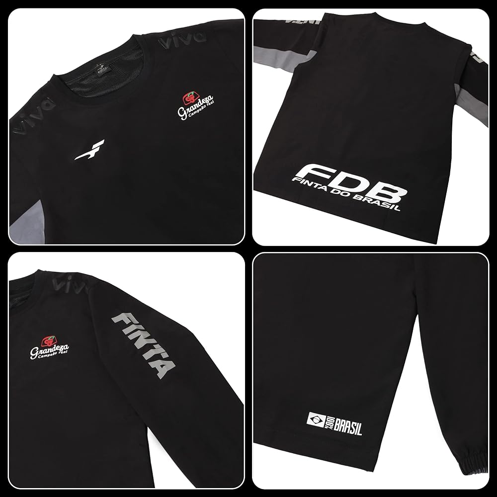 [Finta] FINTA Soccer Futsal Men's/Junior Piste Suit Top and Bottom Set FTE0004