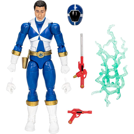 Power Rangers Lightning Collection Lightspeed Rescue Blue Ranger 6-Inch Premium Collectible Action Figure Toy with Accessories for Ages 4 and Up