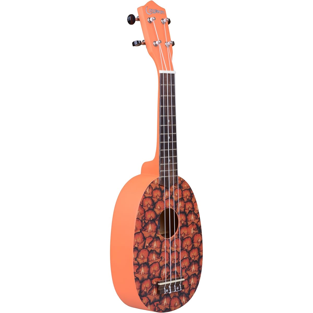 HOT SEAL 21 Inch Cute Pineapple Shape Handmade Sculpture Dapper Beginner Concert Ukulele Uke (21 Inch, Pineapple)