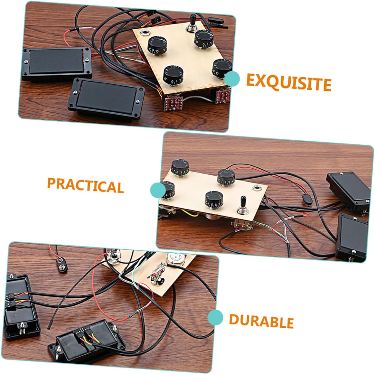 SWOOMEY 1 Set Pickup Line Violin Accessories Acoustic Guitar Electric Guitar Pickup Simple Guitar Parts Delicate Double Coil Setting Select